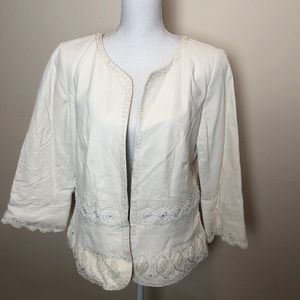 EUC Dana buchman leather jacket